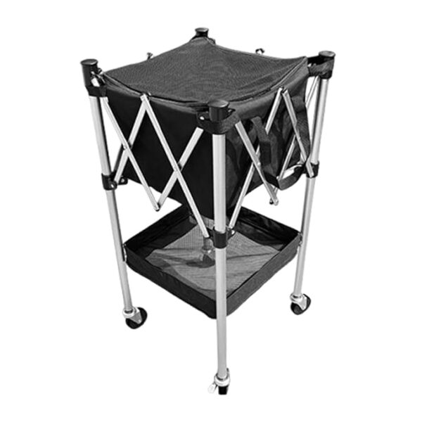 Tennis Ball Basket Cart Foldable Pickleball Storage Cart for Clubs Playrooms|Sporting Goods|Tennis & Racquet Sports|Tennis|Training Aids