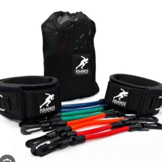 Leg Resistance Bands Set Custom Logo Includes Speed 101 and Agility FX Digital Training Programs Sizes for Intermediate